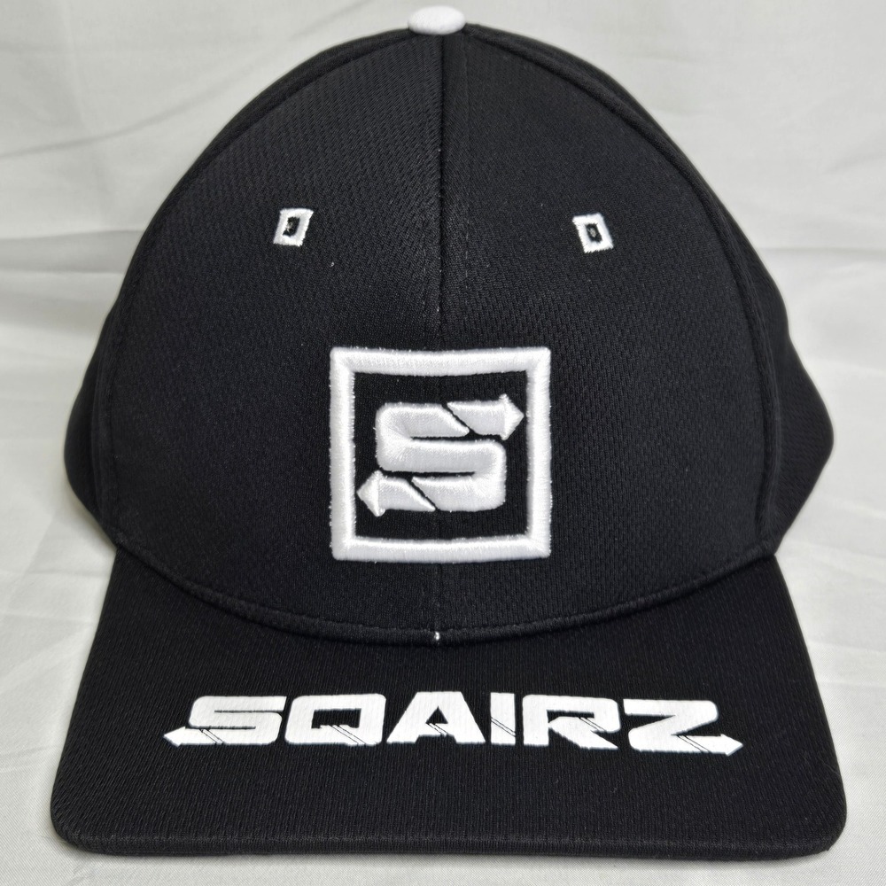 Sqairz‎ Adjustable Golf Hat, Black/White, NWOT